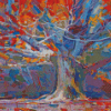 Colorful Mystical Tree Art Diamond Paintings