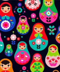 Cool Matryoshka Doll Diamond Painting