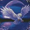 Cool Purple Owl Diamond Paintings