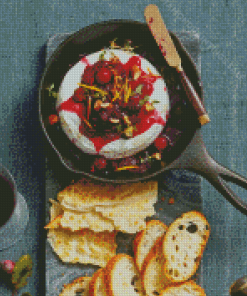 Cranberry Baked Brie Diamond Paintings