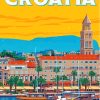 Split Croatia Poster Diamond Painting