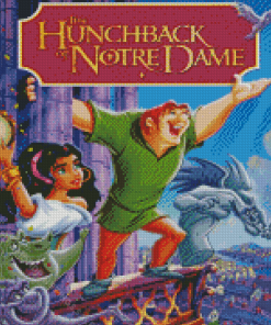 Disney Hunchback Of Notre Dame Poster Diamond Paintings