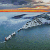 Fog Over The Needles Diamond Paintings