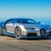 Grey Bugatti Chiron Diamond Painting