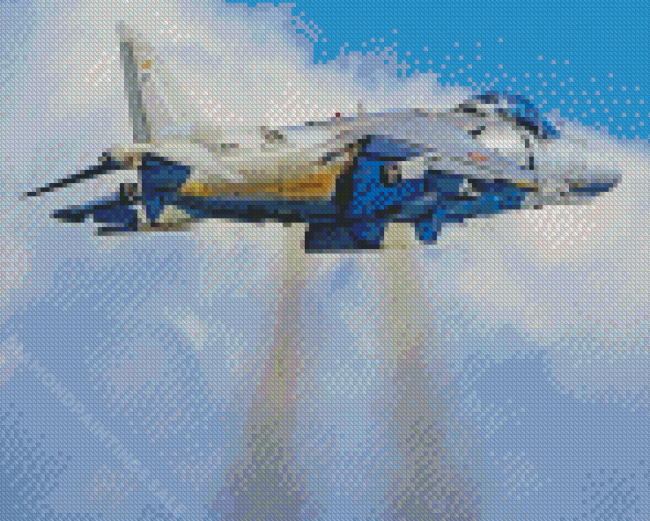 Grey Harrier Jet Diamond Paintings