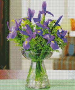 Irises Bouquet Diamond Paintings