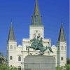 Jackson Square In New Orleans Louisiana Diamond Painting