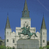 Jackson Square In New Orleans Louisiana Diamond Paintings