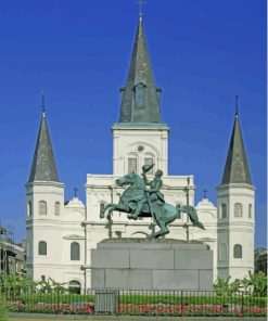 Jackson Square In New Orleans Louisiana Diamond Painting