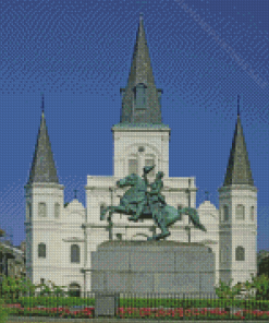 Jackson Square In New Orleans Louisiana Diamond Paintings
