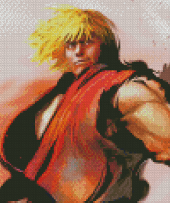 Ken Masters Street Fighter Diamond Paintings