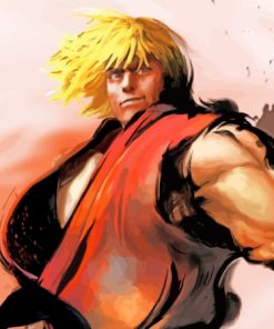 Ken Masters Street Fighter Diamond Painting