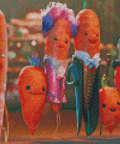 Kevin The Carrot Family Diamond Paintings