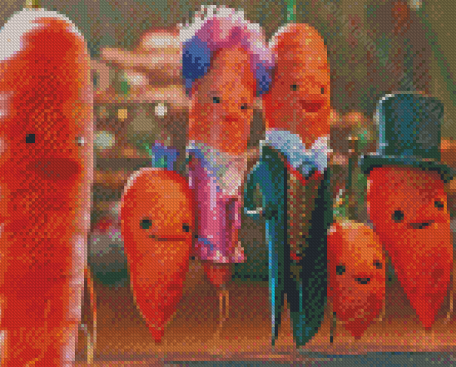 Kevin The Carrot Family Diamond Paintings