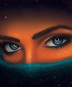 Lady Eyes Diamond Painting