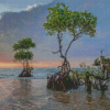 Mangrove Forest Diamond Paintings