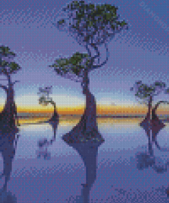 The Mangroves Trees Diamond Paintings