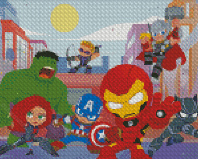 Marvel Kids Avengers Diamond Paintings