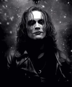 Monochrome Eric Draven Diamond Painting