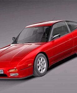 Red 1993 240sx Diamond Painting