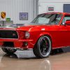 Red Fastback Mustang Diamond Painting