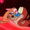 Ren And Stimpy Cartoon Characters Diamond Painting