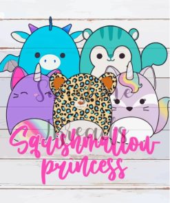 Squishmallow Princess Diamond Painting