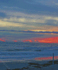 Sunrise At New Smyrna Beach Diamond Paintings