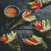 Temaki Sushi Diamond Paintings