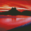 Tetakawi Peak Silhouette Diamond Paintings