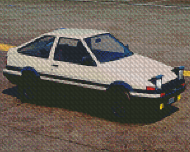 Toyota AE86 Trueno Diamond Paintings