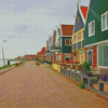 Volendam Seaside Buildings Diamond Paintings