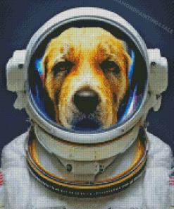 Animal Dog Astronaut Diamond Paintings