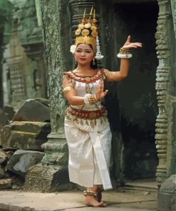 Cambodia Dancer Diamond Painting