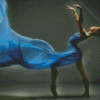 Ballerina Blue Diamond Paintings