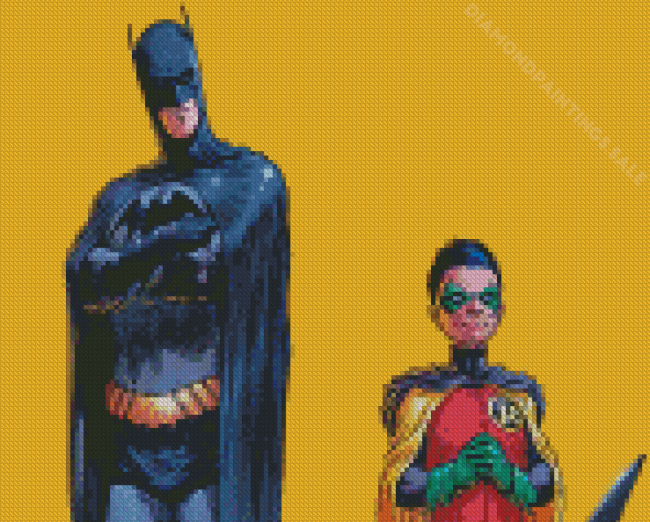 Aesthetic Batman And Robin Diamond Paintings