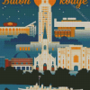 Baton Rouge Louisiana Poster Diamond Paintings
