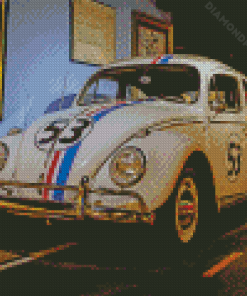 Bettle Herbie Car Diamond Paintings