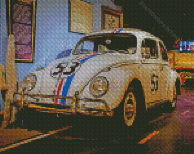 Bettle Herbie Car Diamond Paintings