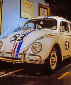 Bettle Herbie Car Diamond Painting