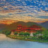 Punakha Bhutan Diamond Painting