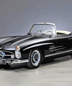 Black Mercedes SL 300 Diamond Painting