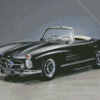 Black Mercedes SL 300 Diamond Paintings