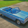 Blue Chevrolet Impala Diamond Paintings