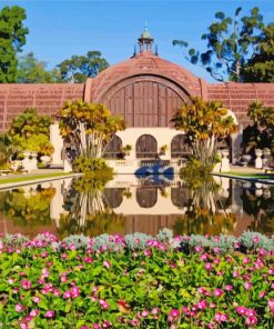 Botanical Building Coronado Island Diamond Painting