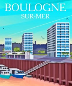 Boulogne Sur Mer France Poster Diamond Painting