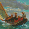 Breezing Up By Homer Winslow Diamond Paintings