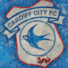 Cardiff City Football Logo Diamond Painting