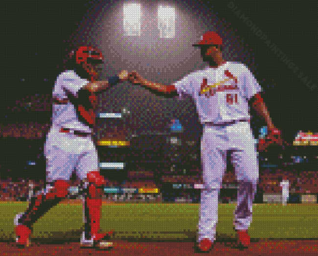 Cardinals Baseball Players Diamond Paintings