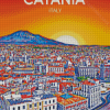 Catania Italy Poster Diamond Paintings